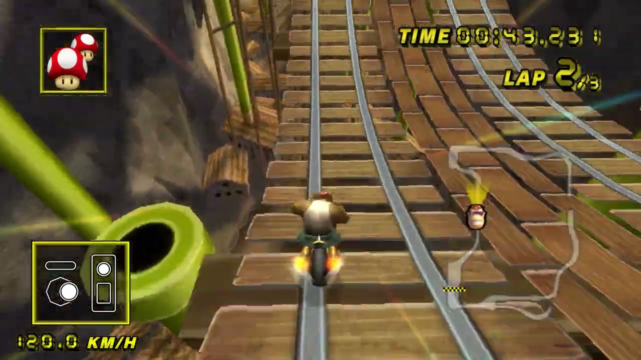 [MKW] Wario's Gold Mine (no-glitch) - 01:51.904 by Hidan (6th LTA)