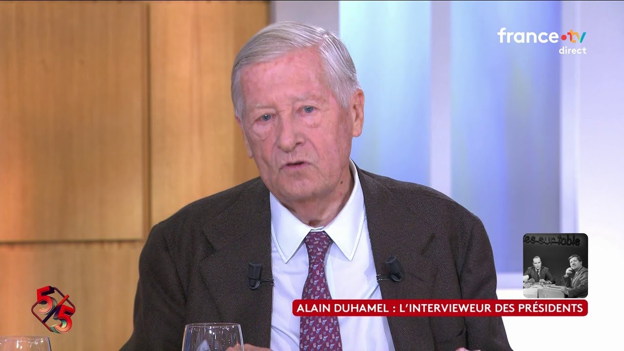 Retraite pour Alain Duhamel : l&rsquo;hommage de son neveu Benjamin - Le 5/5 de Lorrain S&eacute;n&eacute;chal