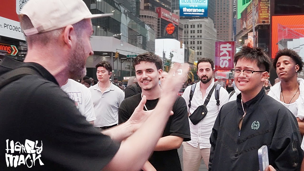 Peep The Synchronization | Harry Mack Freestyle (Guerrilla Bars 68 in NYC)
