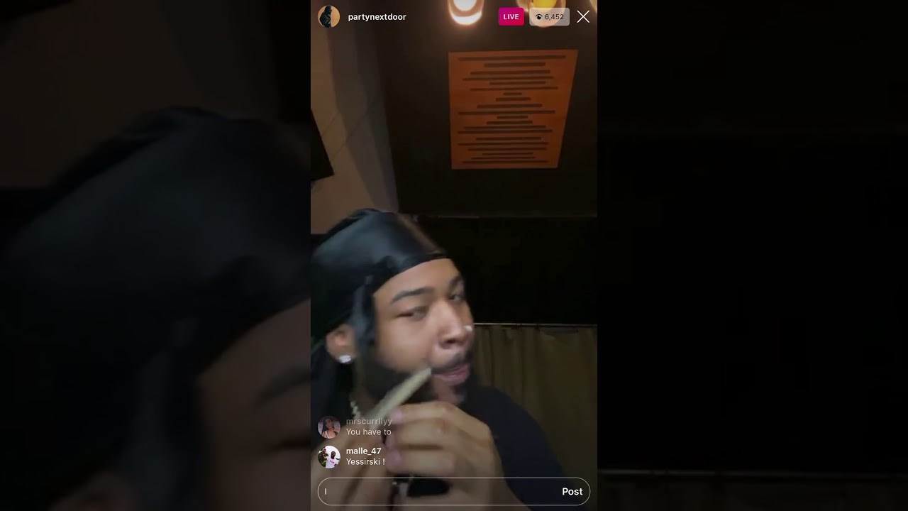 PARTYNEXTDOOR- You’re The Only One (UNRELEASED) IG LIVE 4/16/20