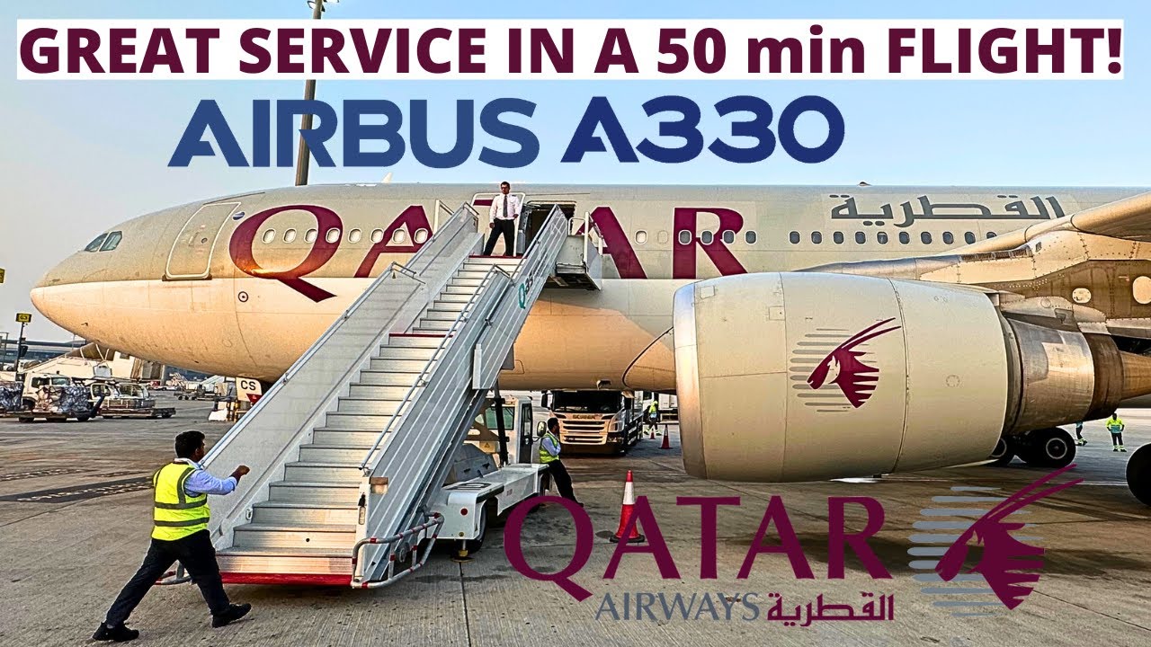 Qatar Airways Airbus A330 | Doha-Dubai | Economy class in Qatar Airways | Trip Report