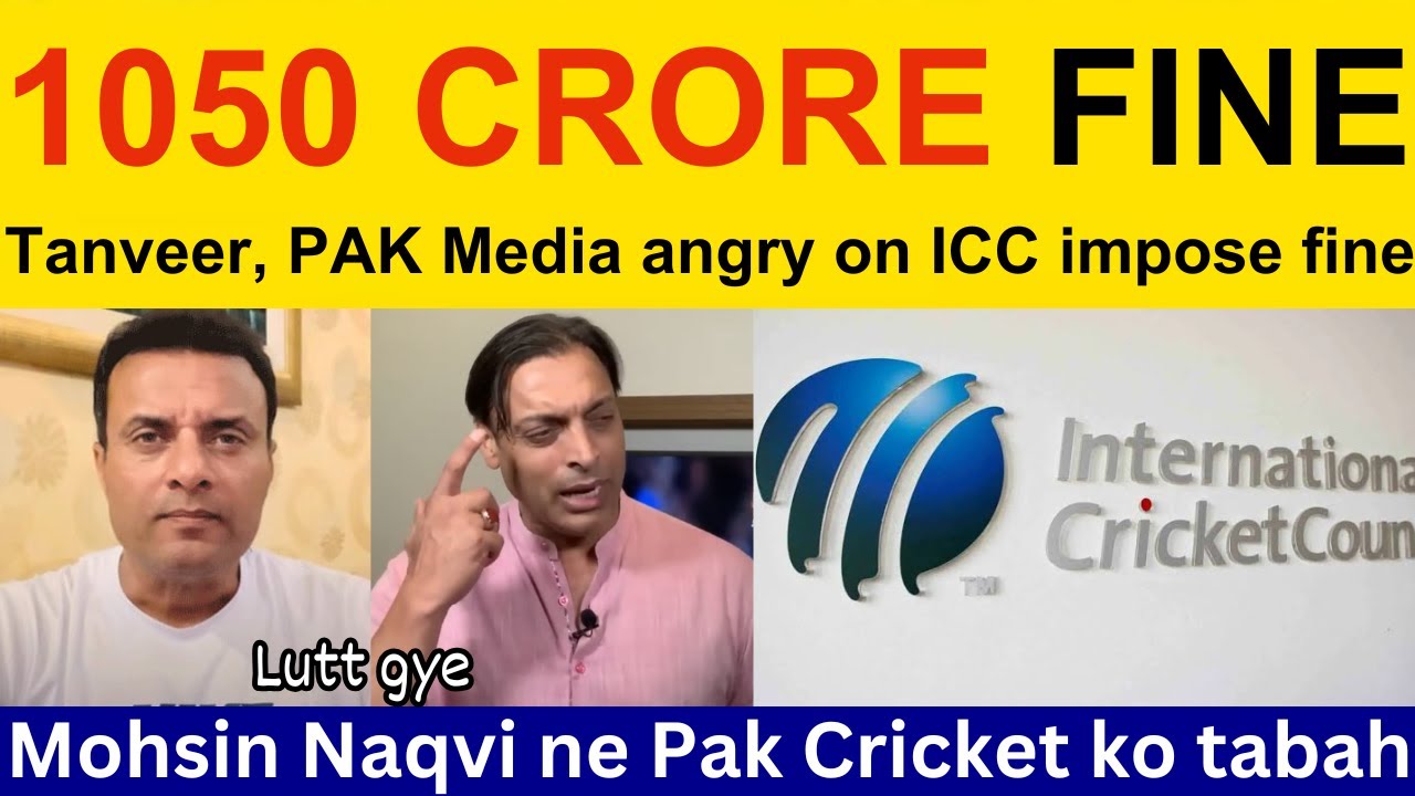 Pak Media Crying ICC Imposed 1050 Crore Fine On PCB On Ind Vs Pak Boycott | T20 WC 2026 | Pak Reacts