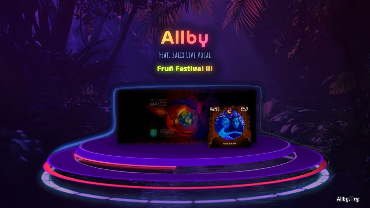 ETHNO ELECTRONIC ECSTATIC SET: Allby feat. Salix LIVE @ Fruń Festival III