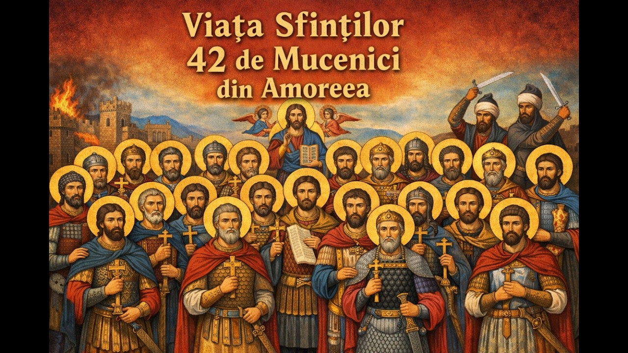Viața Sfinților 42 de Mucenici din Amoreea - 06.03.2026