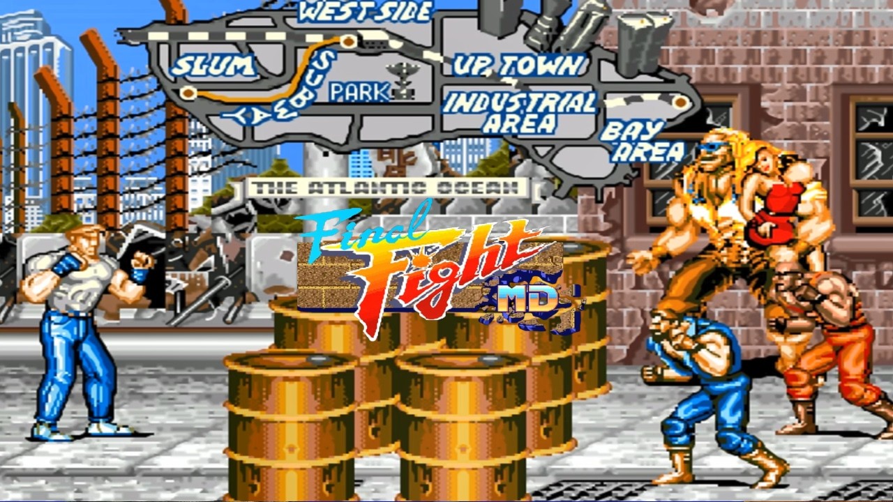 Final Fight MEGA DRIVE Cody Playthrough