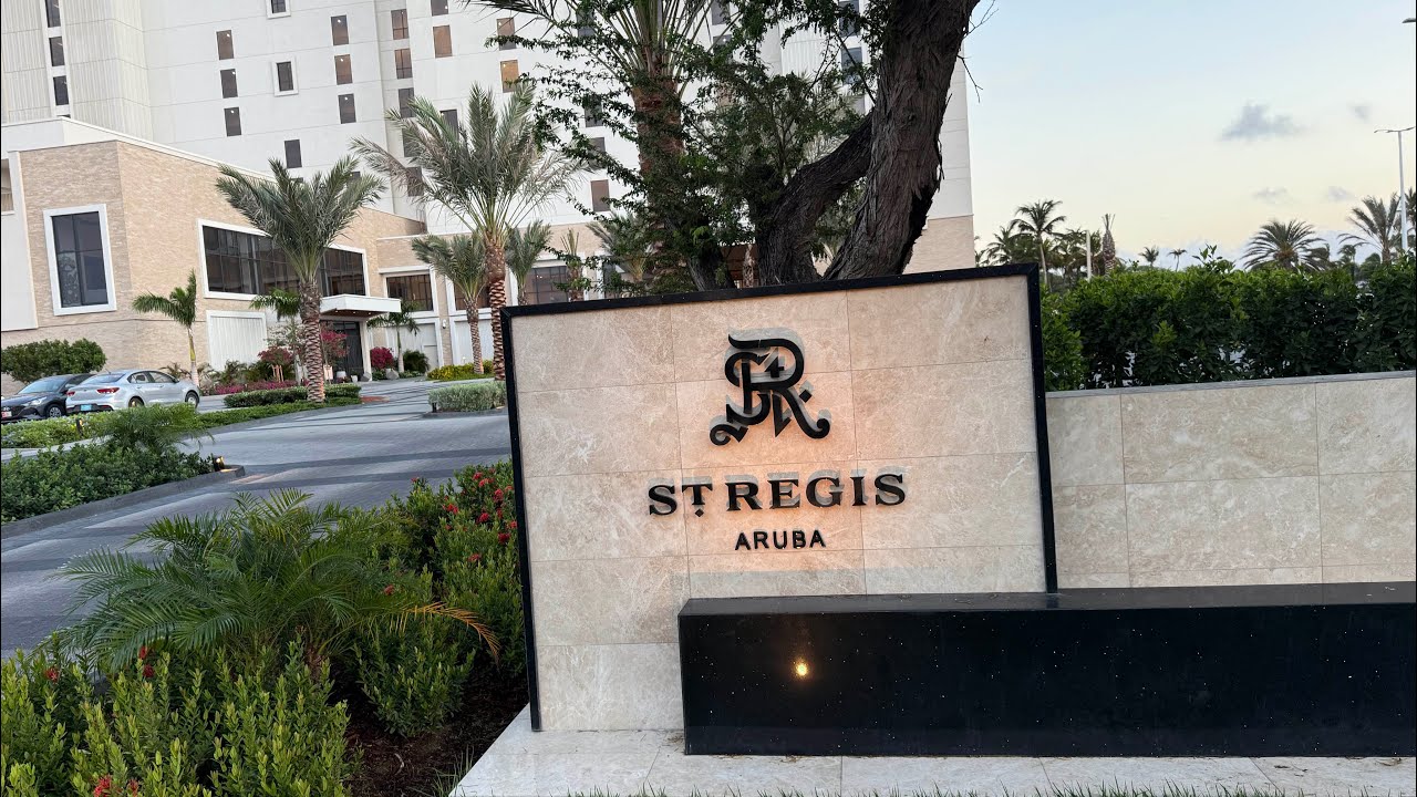 Brand New St Regis- Aruba - check in video