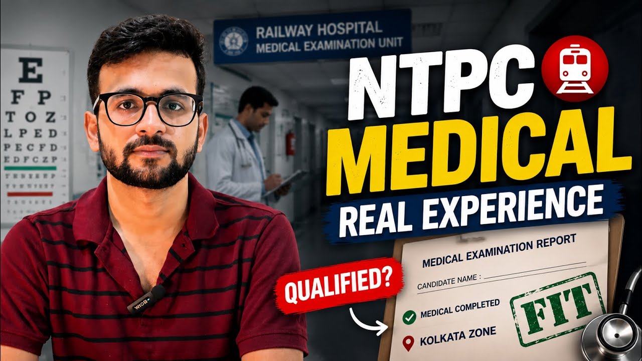 RRB NTPC Medical Process Explained | My Complete Medical Experience (Kolkata Zone)