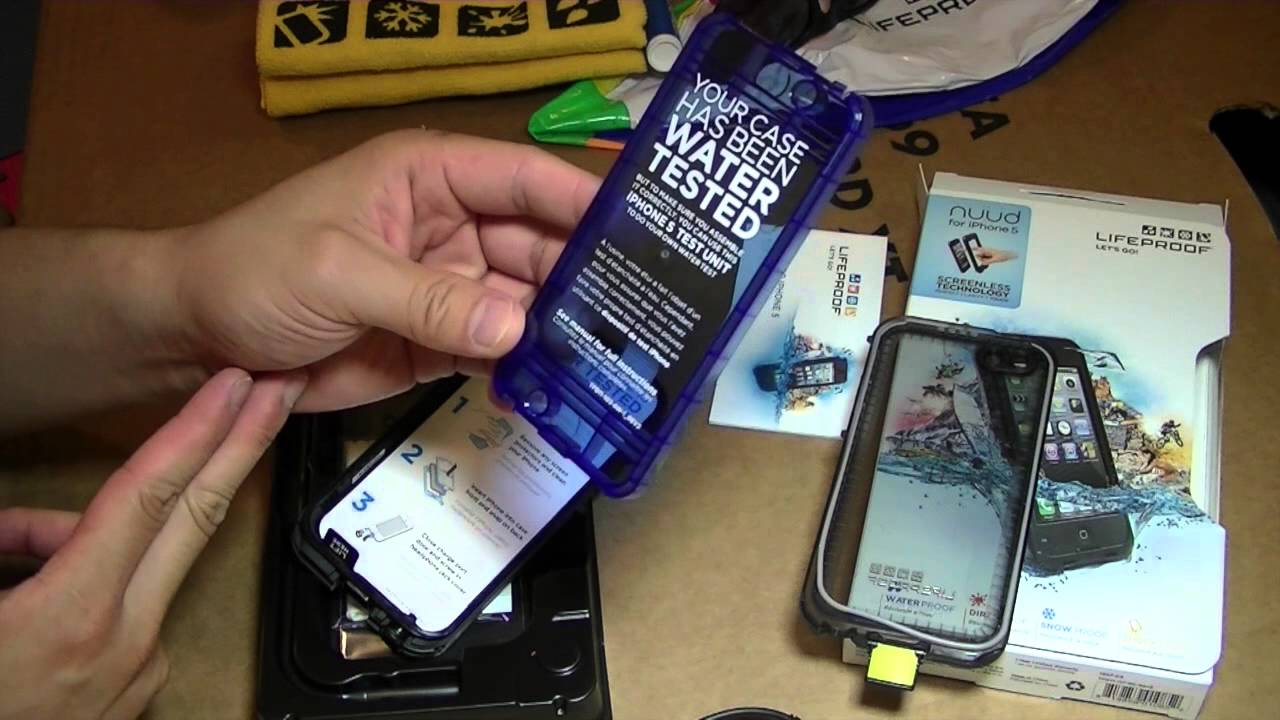 LifeProof Nuud iPhone 5 Water Proof Case Unboxing & First Look