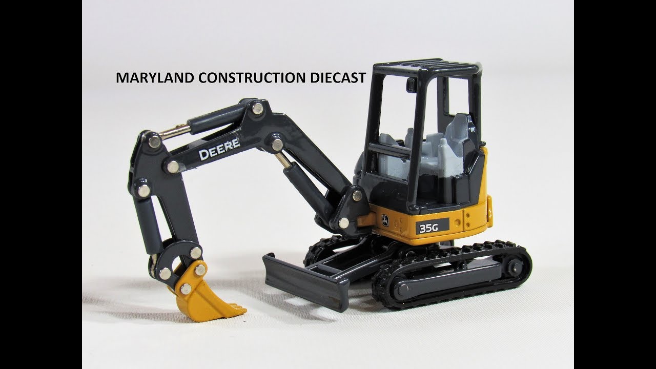 John Deere 35G Mini Excavator 1/50 Scale Diecast Model