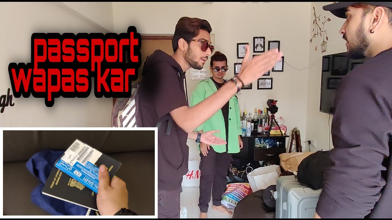 PASSPORT MISSING PRANK🤯 (JUST BEFORE THEIR FLIGHT) | RUSHI DAVE