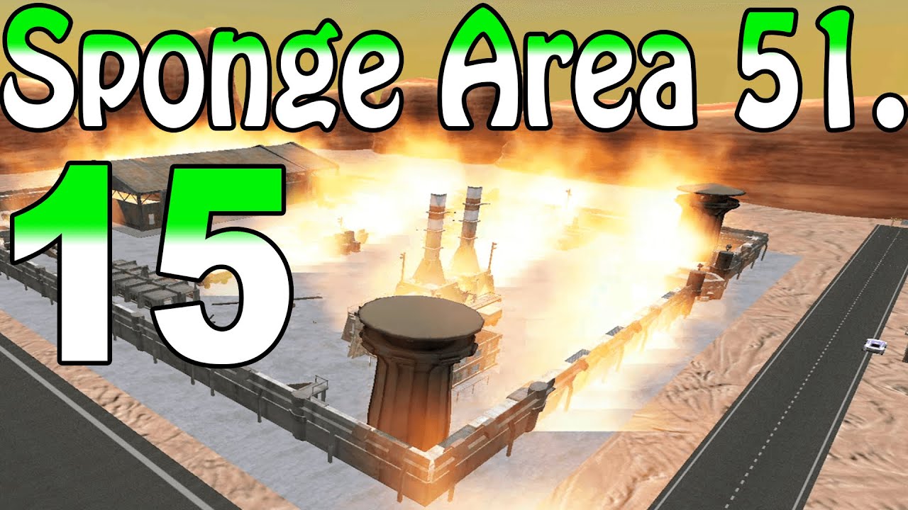 Sponge Area 51. Neighbor Escape Alien Base Secret Android Gameplay Level 15