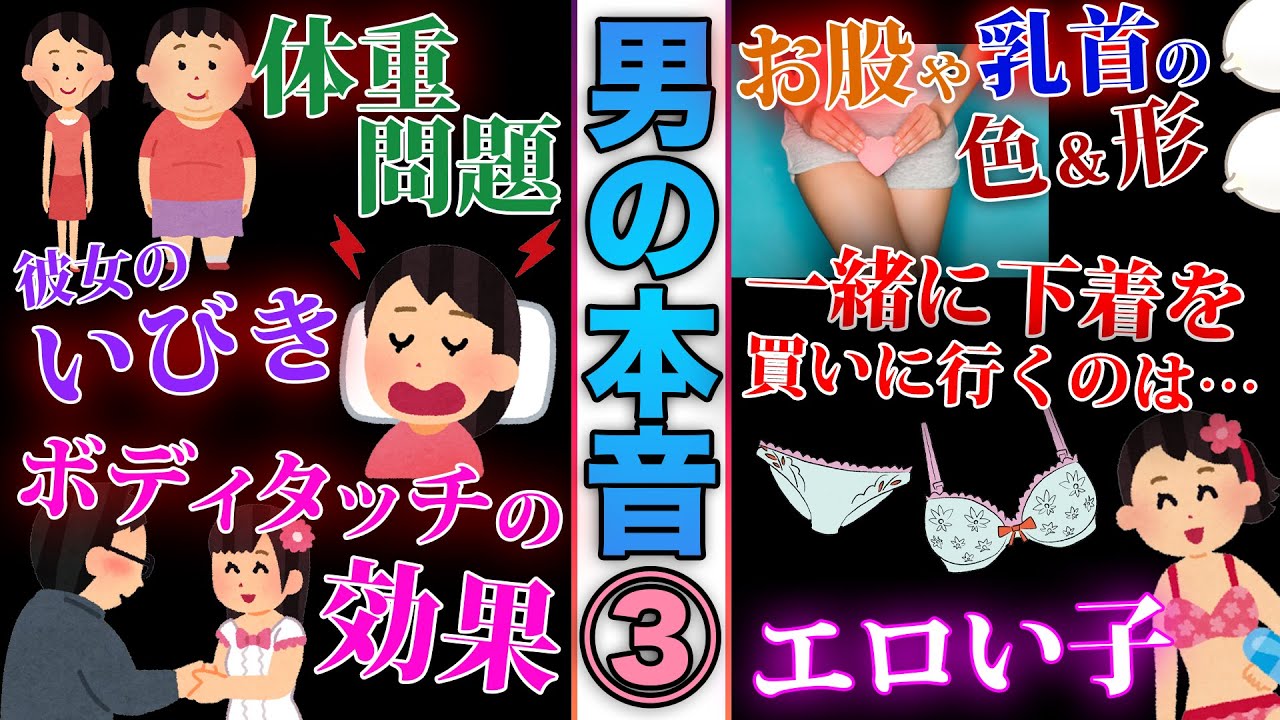 【第3回】男は実際こう思ってるぞ！あざとい女子とか彼女のいびきとかデリケートゾーン系の悩みとか…etc