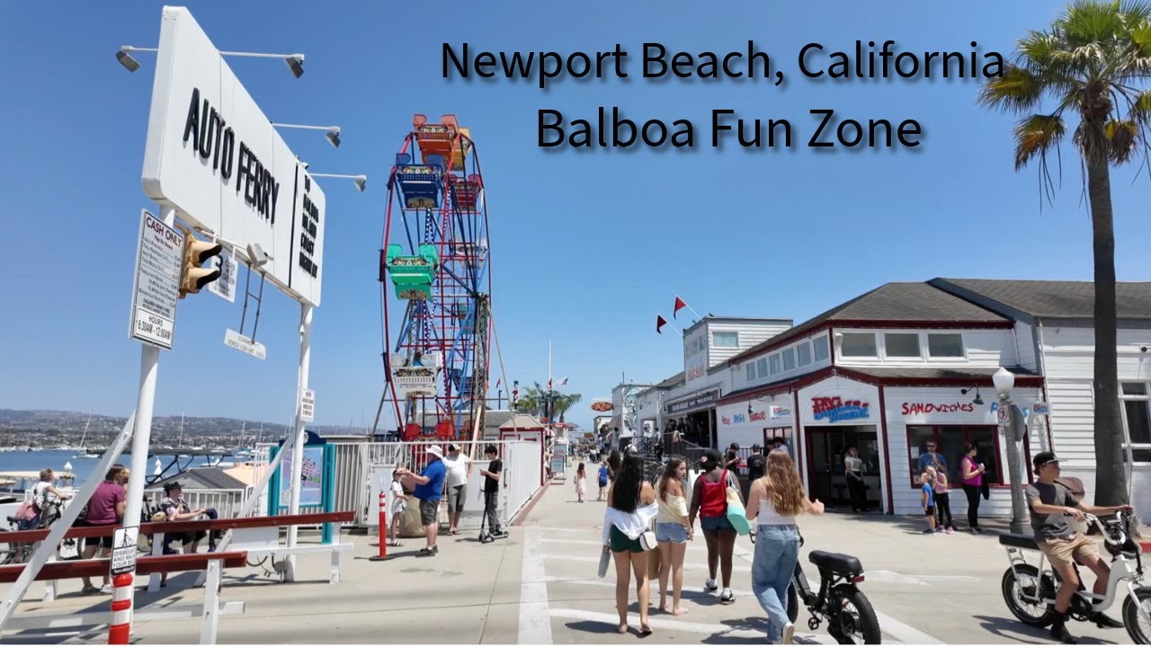 Newport Beach,California Balboa Fun Zone | Orange County Summer 2025