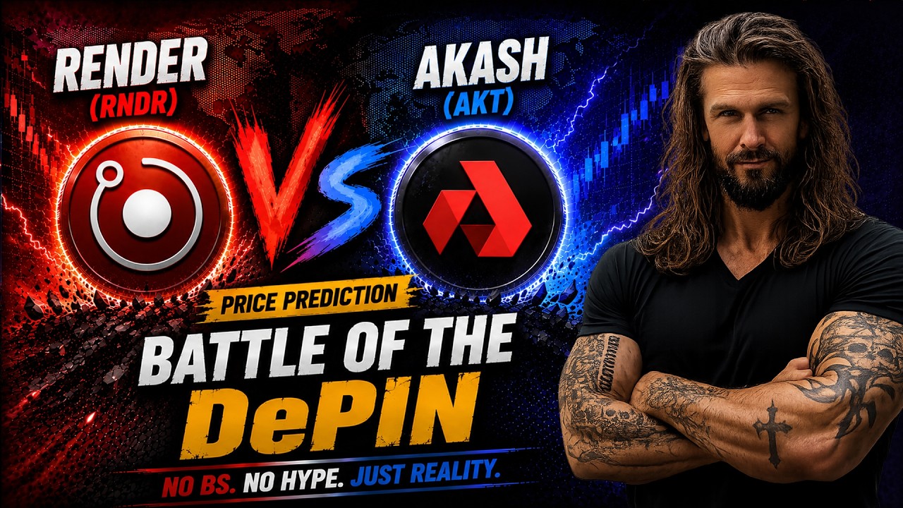 RENDER vs Akash (AKT): Battle of the DePIN! Who Wins? Price Prediction!