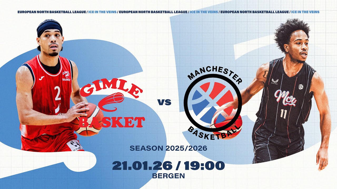 Gimle Basket v Manchester Basketball |  Jan 21, 2026, 7:00 PM | ENBLeague 2025/26