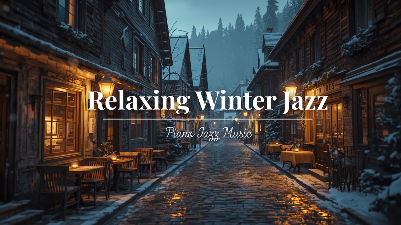 Cozy Winter Jazz ☕ Slow Piano Jazz Music for Relaxing, Studying & Sleeping