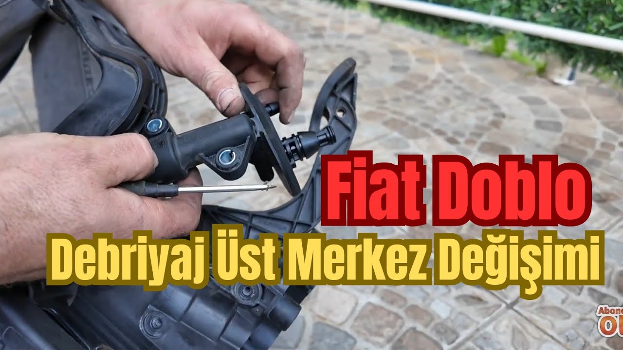Fiat Doblo Debriyaj Üst Merkez Değişimi | Clutch Upper Center Repair