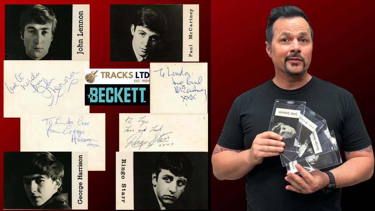 AT AUCTION: The Beatles Group Signed 1962 Photo Promo Card Set with Spectacular Provenance! BAS
