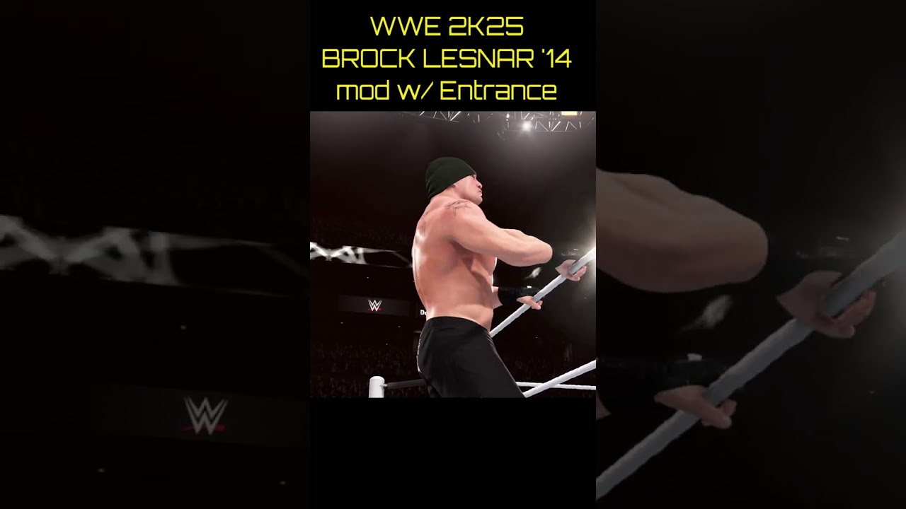 WWE 2K25 BROCK LESNAR 14 mod #wwe2k25 #wwe2k25mods #wwe2k25pc #wwebrocklesnar #brocklesnar #wwe2k