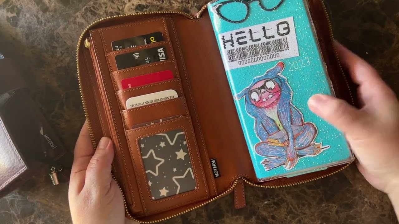 Moterm Weeks 2.0 Veg Tan Leather Zip Unboxing | #unboxing #moterm #planner