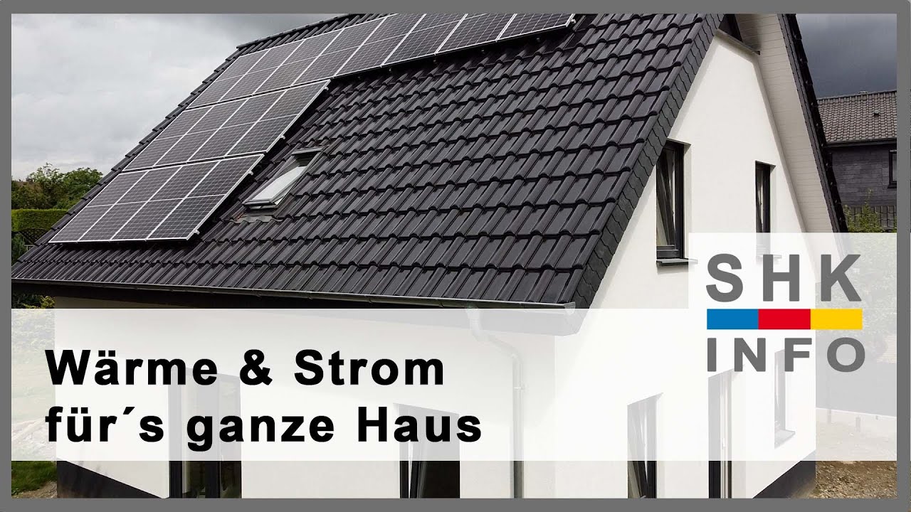 Perfekte Kombi - Wärmepumpe mit Photovoltaik und Batteriespeicher im Neubau