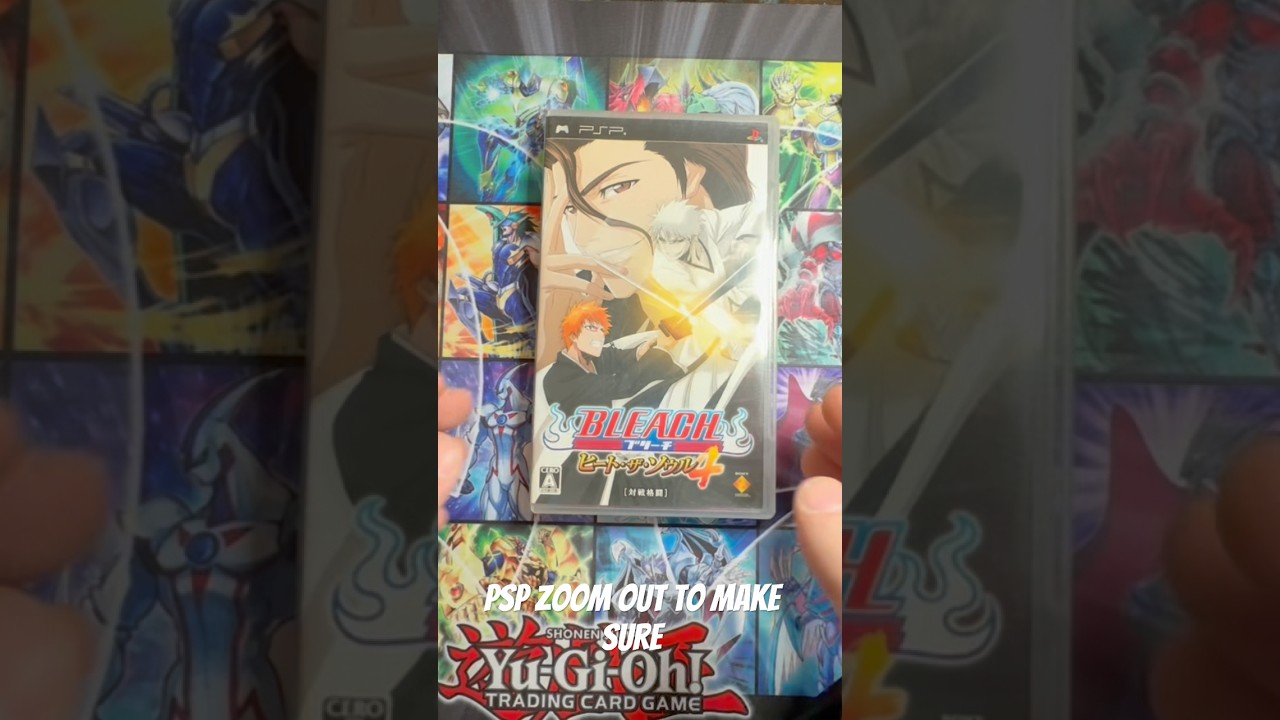PSP first experience Bleach: heat the soul 4 import #psp #sony #retrogaming #playstationclassic