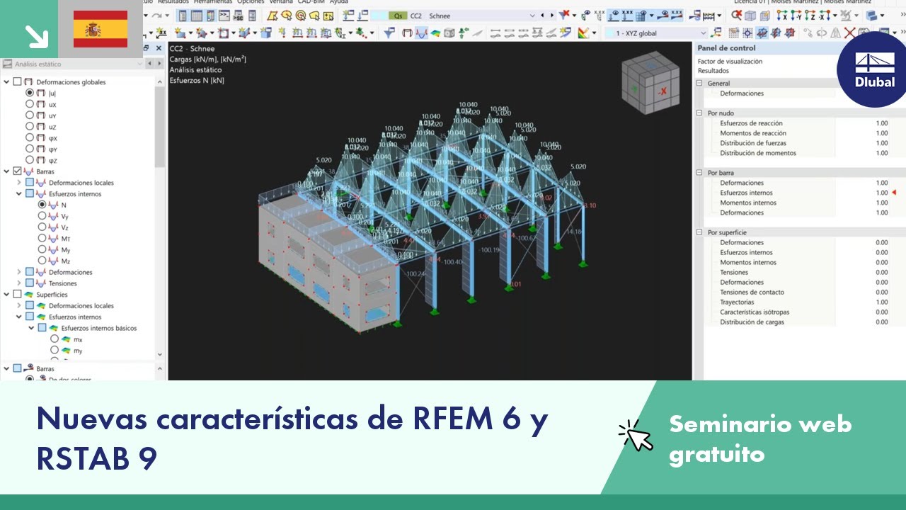 Nuevas características de RFEM 6 y RSTAB 9