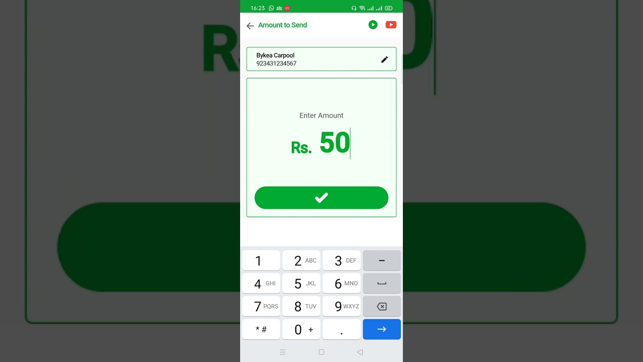 bykea carpool payment add karny ka trika