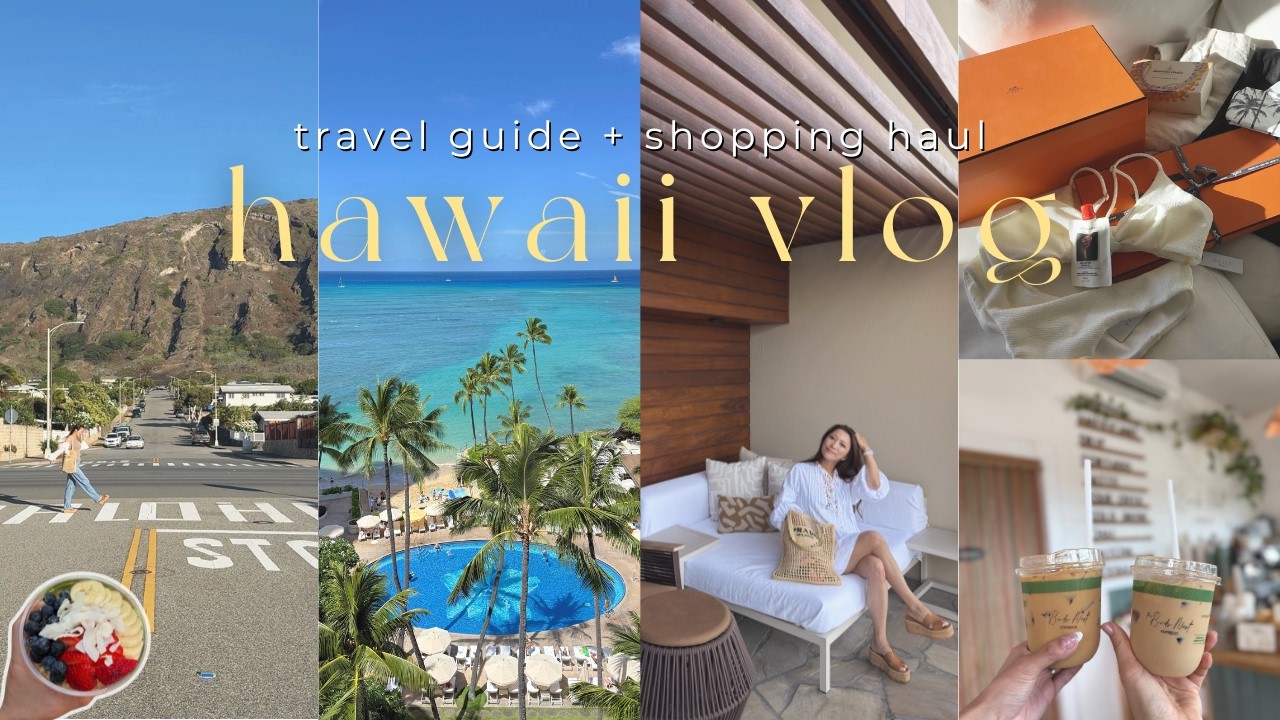 Hawaii Vlog🌺7日間のハワイ旅行総集編｜全費用公開＆トラベルガイド完全版｜ホノルル・ワイキキ・カイルア・ノースショアを巡る旅