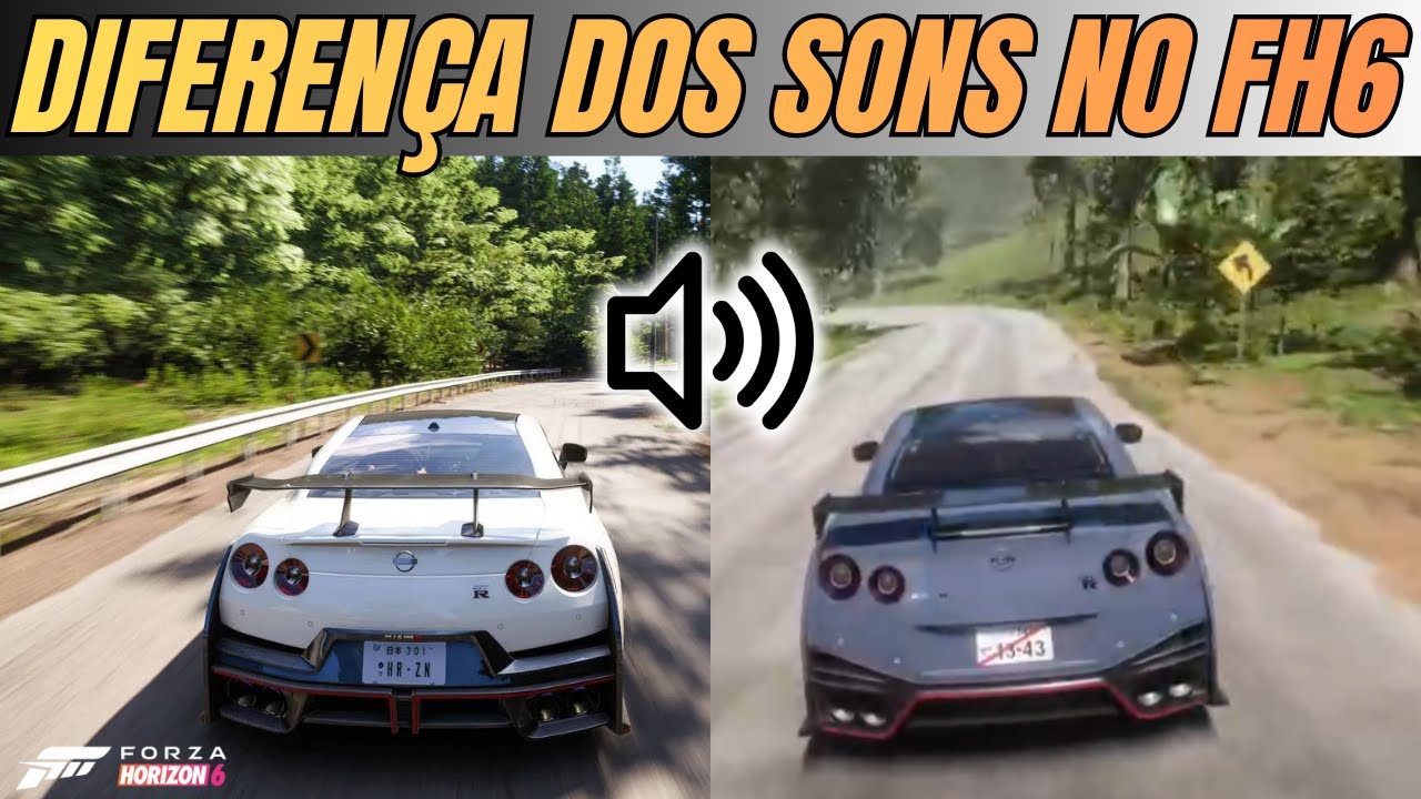 DIFERENÇA ENTRE OS SONS DOS CARROS DO FORZA HORIZON 6 VS FORZA HORIZON 5!