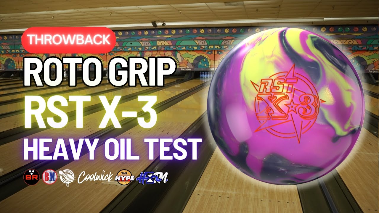 THROWBACK: RST X-3 * ROTO GRIP * 460 RPM BALL TEST * HEAVY OIL * ASYM HYBRID * OLD IS GOLD