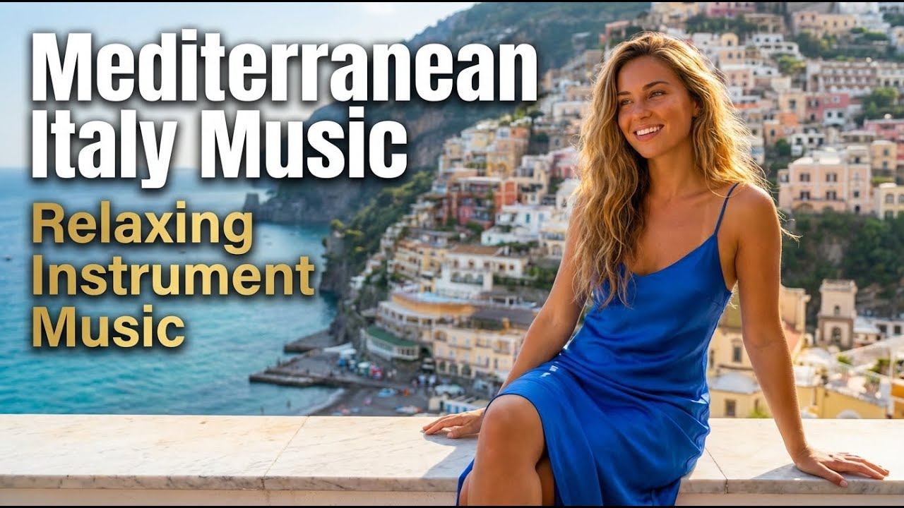 Gentle Mediterranean Relaxing Music 🌴 Peaceful Italian Guitar Mood