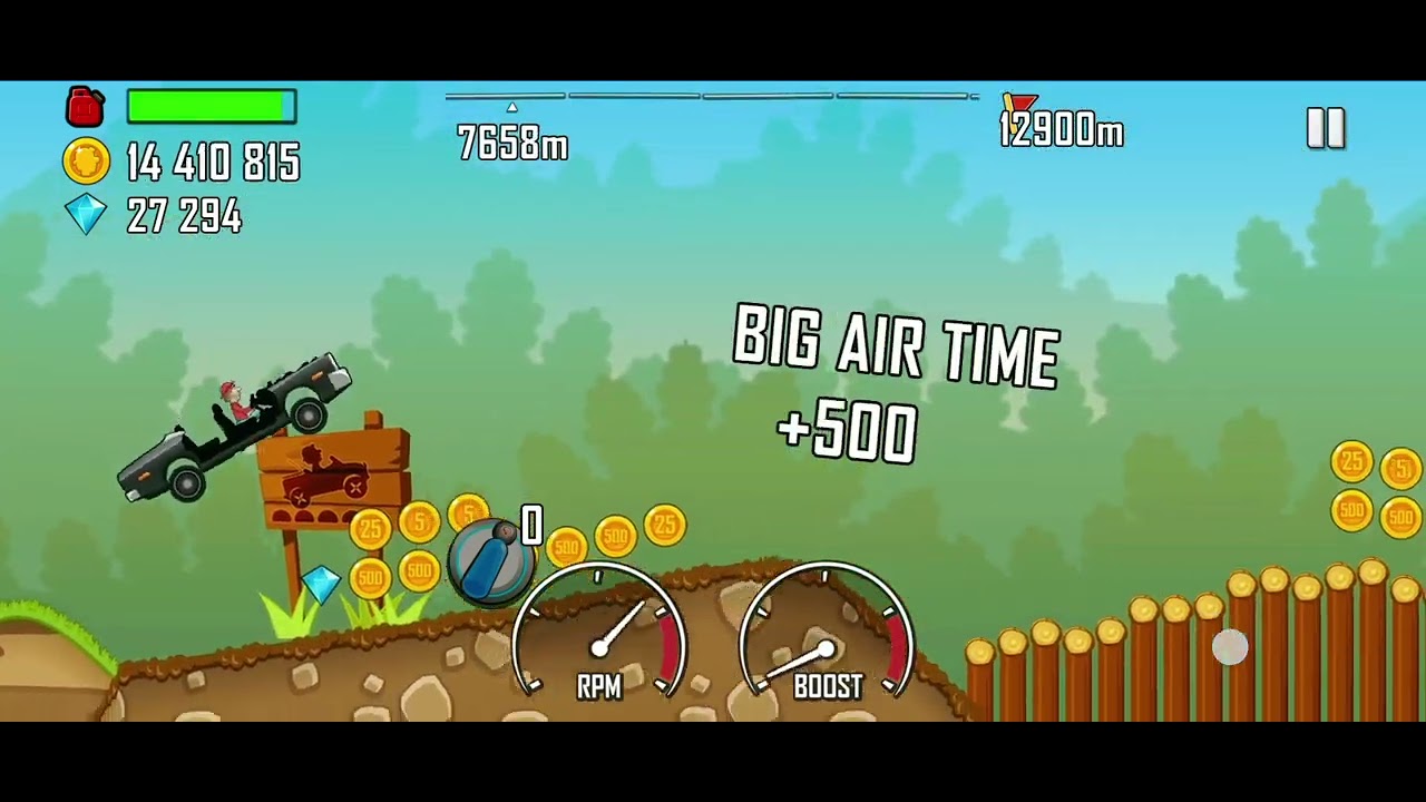 This is highest range of this car #hillclimbracing #hcr #viral #gaming 