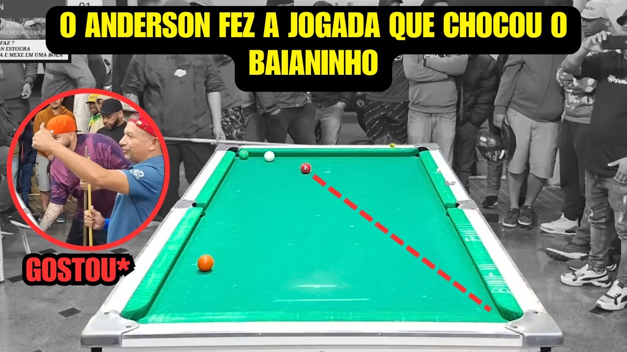 O Anderson fez a jogada que CHOCOU o Baianinho, mas...