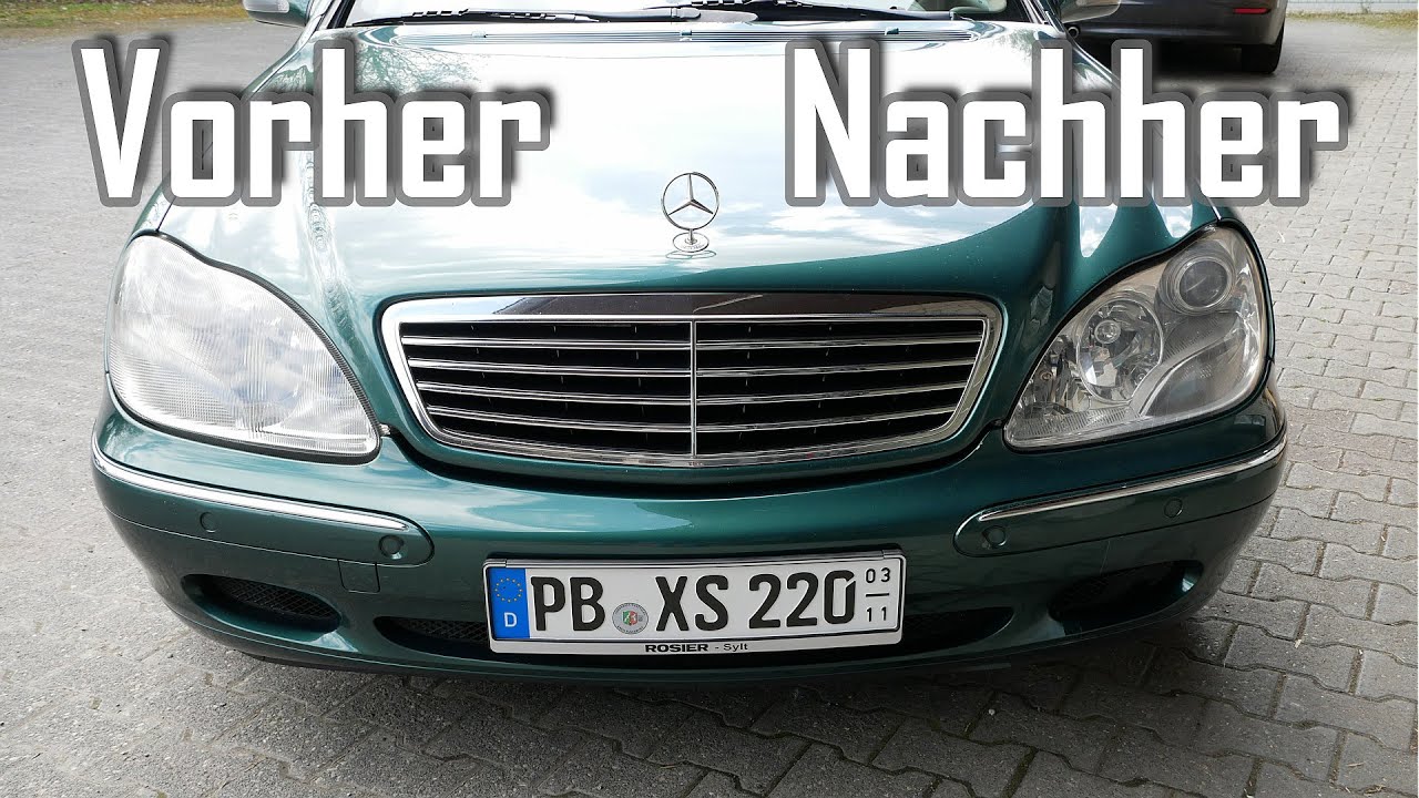 Mopf/Facelift Scheinwerfer für die S-Kasse || Einbau & Aufbereitung || W220 Projekt