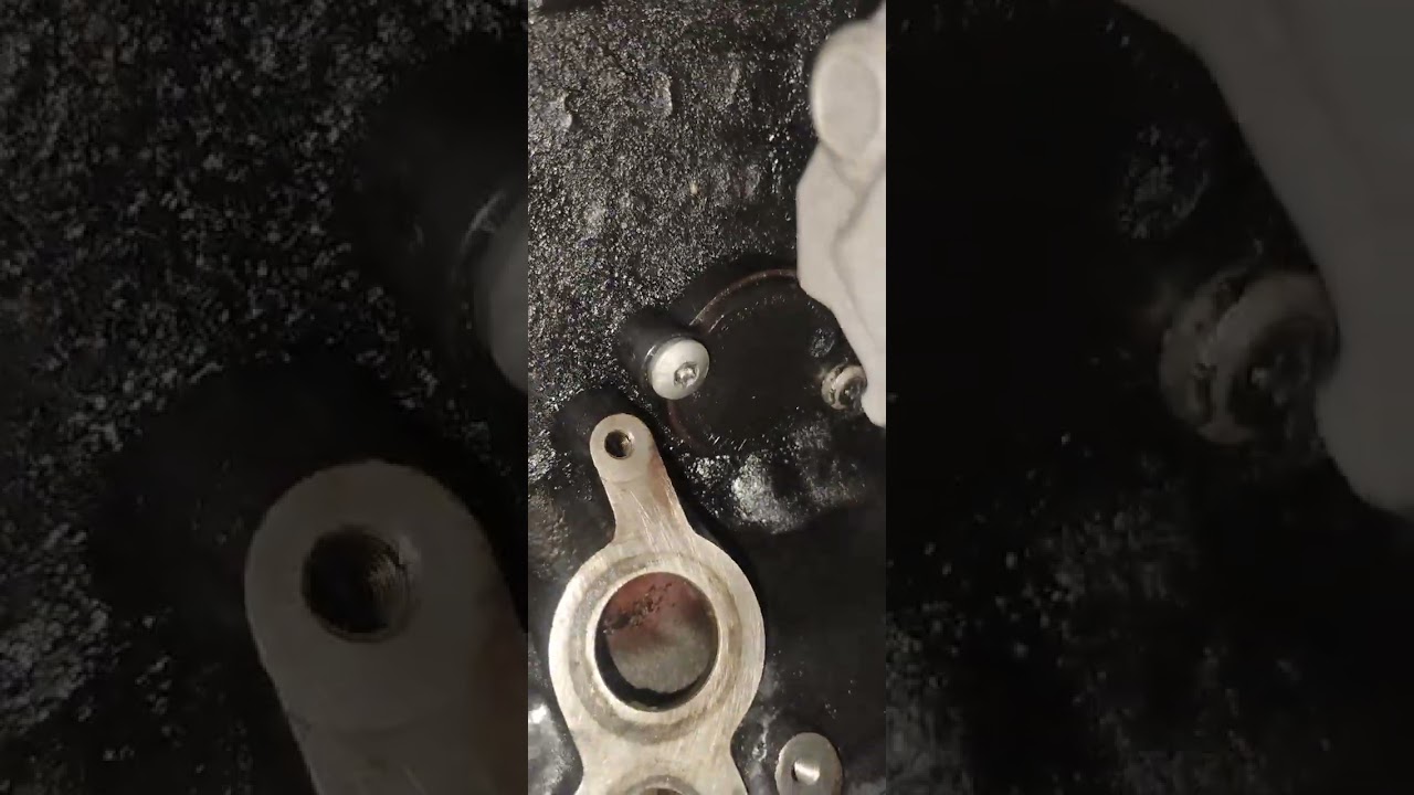 Motor com vazamento de óleo 