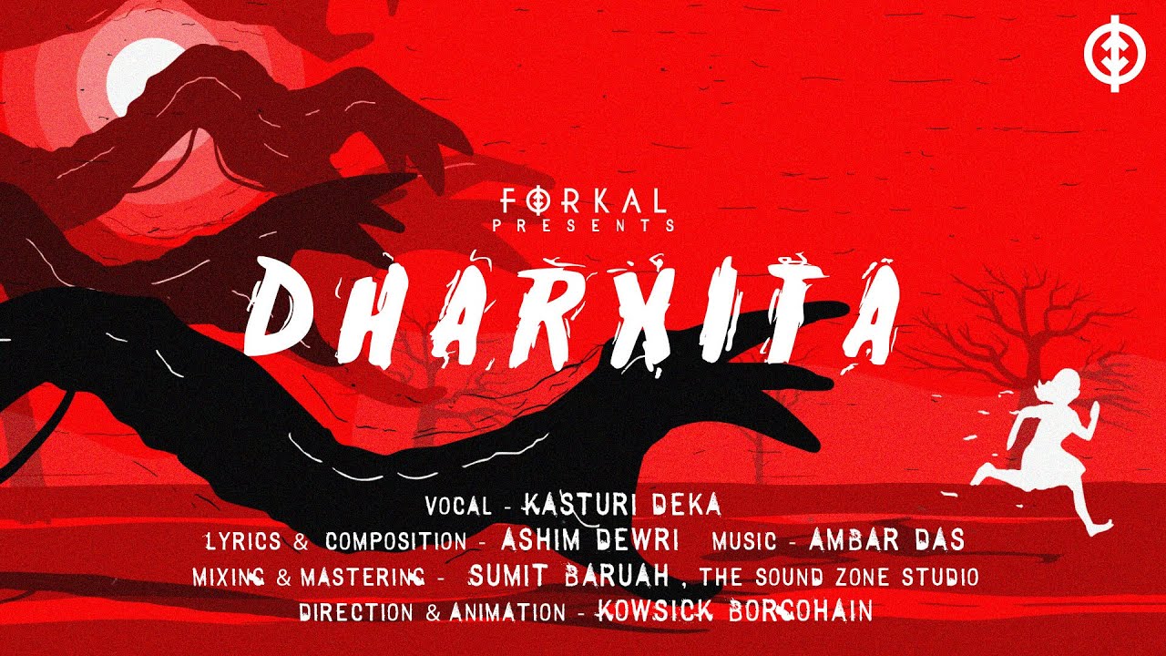 Dharxita | Assamese Rock Song | Kasturi Deka | Ambar Das | Ashim Dewri | 2d Animation