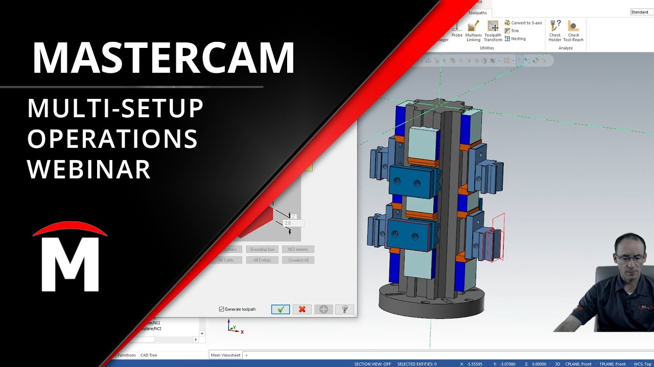 Вебинар по настройке Mastercam Multi