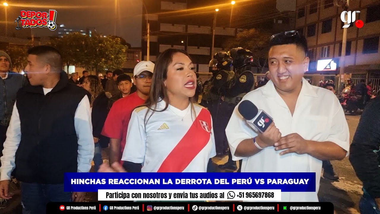 🔥🚨 ¡UNA LOCURA! HINCHAS PERUANOS REACCIONAN LA DERROTA CONTRA PARAGUAY 🇵🇾 (0-1) #Deportados ⚽️🎙️🚀 