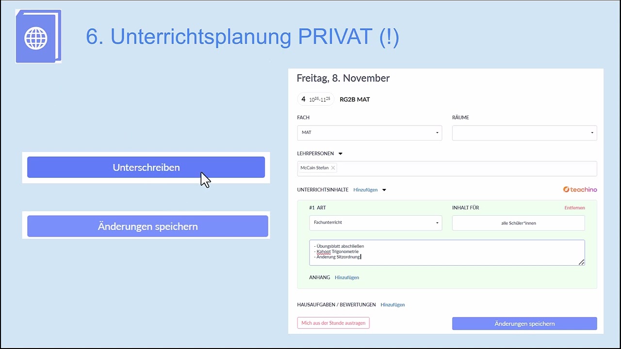 Neuerungen Digitales Register Nov24
