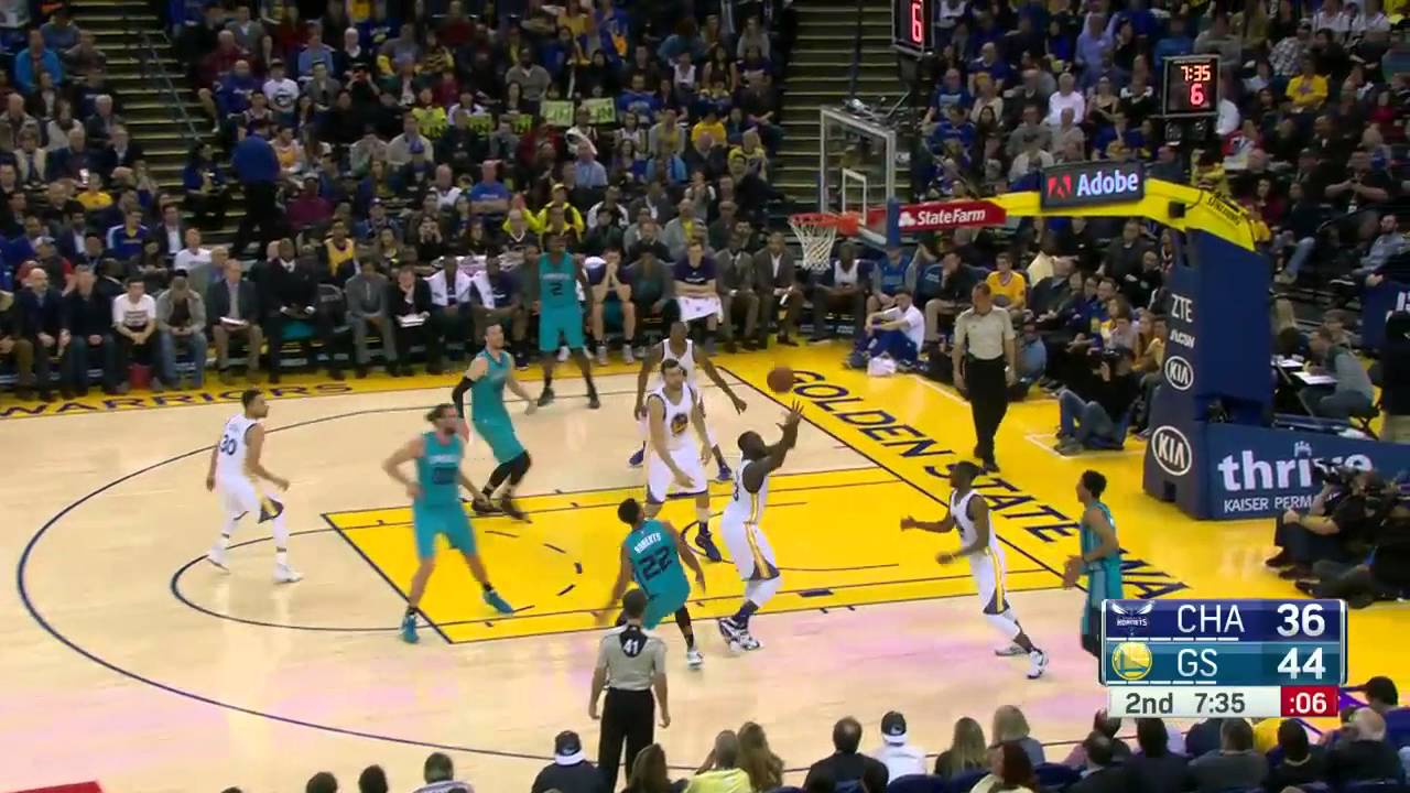 Charlotte Hornets vs Golden State Warriors | January 4, 2016 | NBA 2015-16 Season