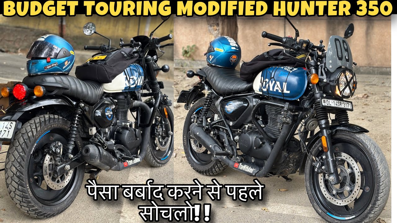 ज़रूरत की चीज़े ही लगवाना Hunter 350 budget touring essentials | Royal Enfield hunter 350 review