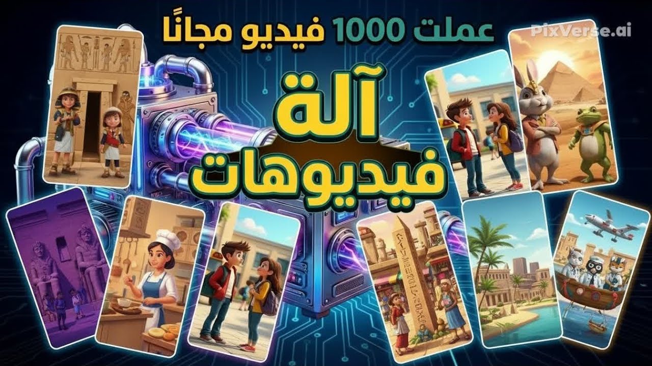 انشئ محتوى أجنبي بالذكاء الاصطناعي – فيديوهات عديده بلا قيود للربح