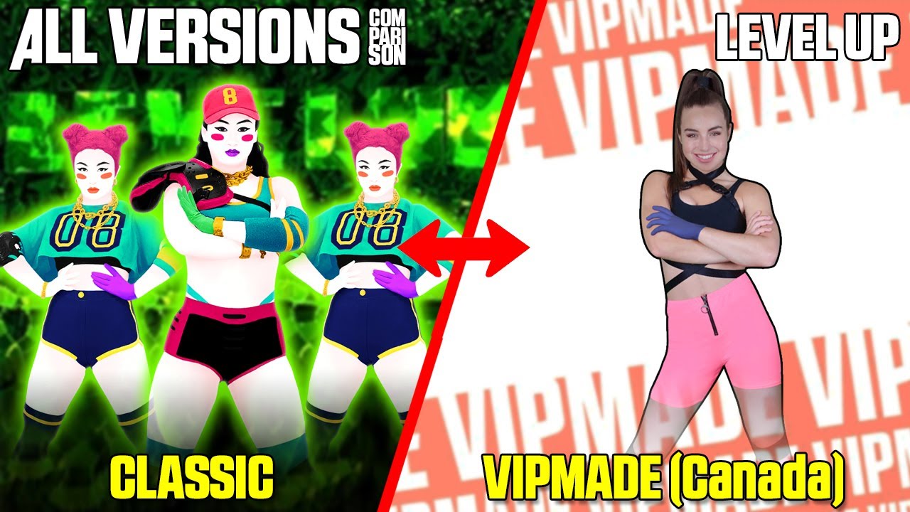 JUST DANCE COMPARISON - LEVEL UP [ALL VERSIONS - VIP]