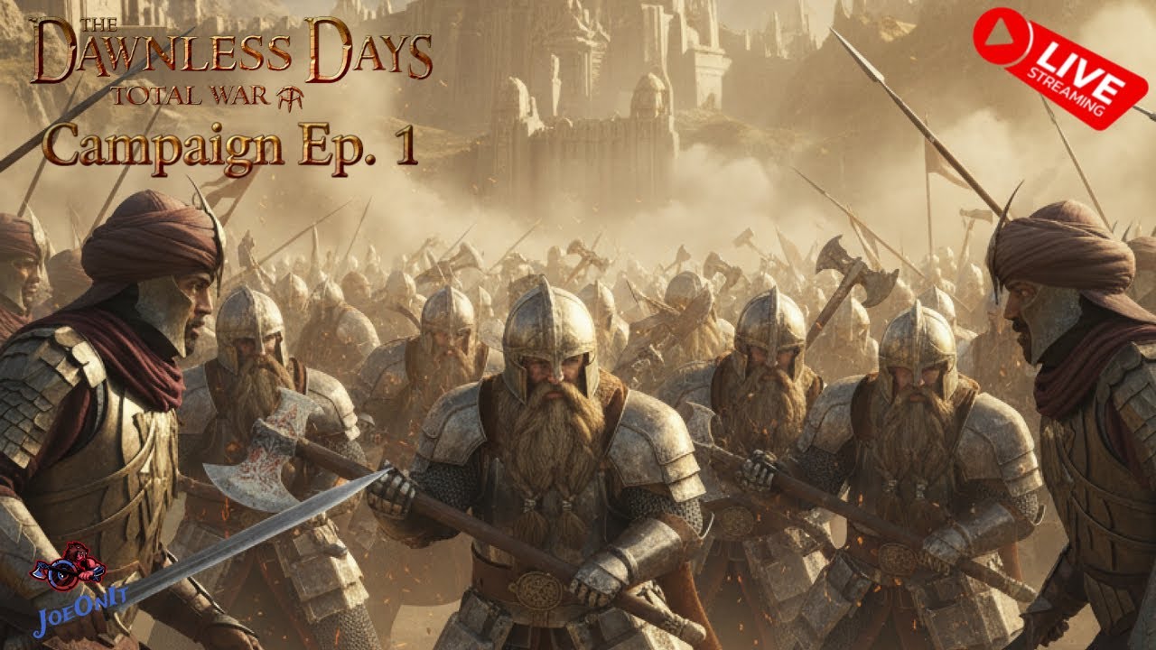 EREBOR Rises! Dawnless Days Campaign Episode 1 LIVE - Total War