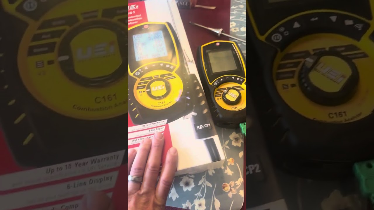 UEI C161 combustion analyzer vs fieldpiece.