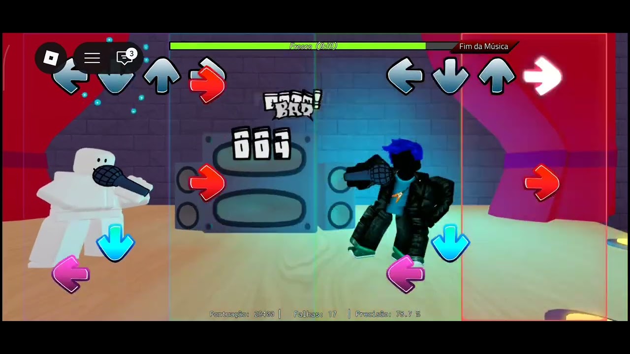 Ghost jogando Friday Night Funkin!(Errei pra caraca! 😂)