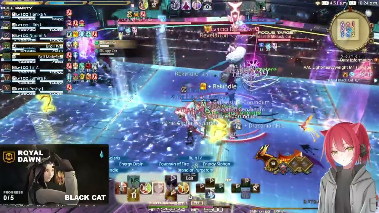 FFXIV M1S /w Royal Dawn (SMN POV)