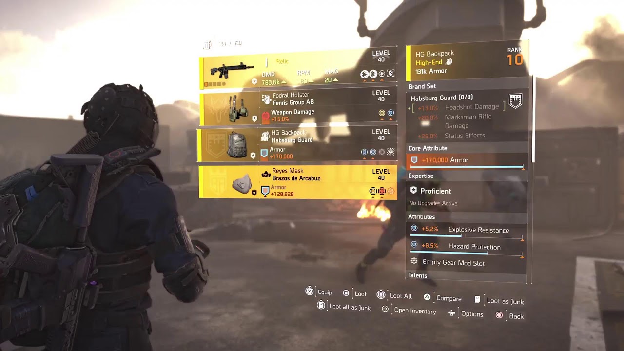 The division 2 Raid DH DE support