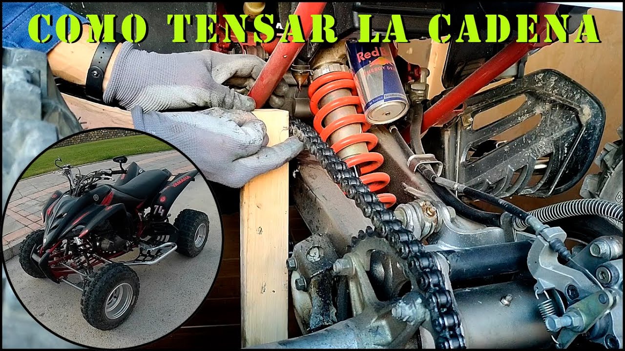 Como tensar la cadena #quad #yamaha #raptor350 #cuatrimoto #offroad #enduro #motor